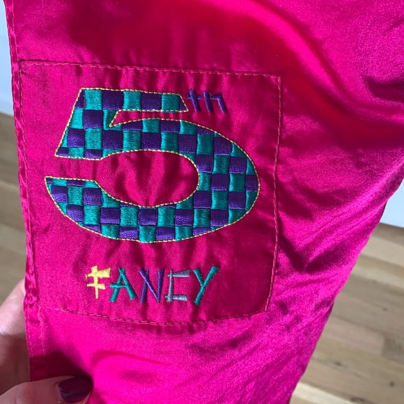 Vintage Skiing Jumpsuit 1980s 5th Avenue Italy Pink Retro Onesie US4 - Picture 11 of 13